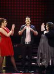 Hilversum 21 november 2008
Opnames popstars dat wordt gepresenteerd door Gerard Joling en een zwangere Nance Coolen.Deon Sidney Floor Rebecca Norman Steffi en Naomi
Peter Smulders bv