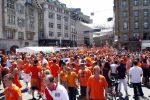 Basel 21 juni 2008
Nederland speelt in de 1/4 finale op de ek tegen Rusland. In Basel lopen 150000 supporters van Nederland en maken er een feestje van.