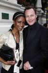 Amsterdam 21 april 2008
Presentatie van Samsung Ladyphone in het amstel hotel. Sylvana Simons met een vriend
Peter Smulders bv