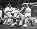 Eindhoven, 1 Mei 1991
PSV-NEC, eindstand 1-0
Twan Scheepers in aktie voor PSV
Foto Peter Smulders BV Eindhoven