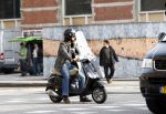 Amsterdam 13 oktober 2008
Victor Reinier op vespa scooter.
Peter Smulders bv