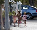 Ibiza  12 juli 2008
Wendy v Dijk met haar zoontje Sem en broer Mike v Dijk op vakantie op ibiza.