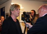 Arnhem, 20 April 2008 Kompetitiewedstrijd Vitesse-PSV, eindstand 0-1 Seizoen 2007/2008
PSV Landskampioen
Wim Kieft in gesprek met Kees Jansma