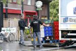 Rotterdam 17 augustus 2007
Yordi Breukhoven werkt bij drankgroothandel.
Hij bezorgt met zijn collega de drank bij horeca bedrijven