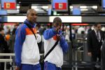 Noordwijk en Schiphol 19 mei 2010
Vertrek Nederlands elftal met vrouwen en kinderen naar Oostenrijk voor trainingskamp ivm WK voetbal. Ryan Babel en Orlando Engelaar
Peter Smulders bv