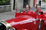 Brescia 6 mei 2010
State of Art is de kledingsponsor van de Mille Miglia. Prins Bernhard Jr en Roberto Meyer rijden in een bijzondere Alfa Romeo van ongeveer 3 miljoen euro
Peter Smulders bv