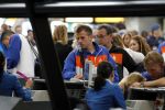 Noordwijk en Schiphol 19 mei 2010
Vertrek Nederlands elftal met vrouwen en kinderen naar Oostenrijk voor trainingskamp ivm WK voetbal. Rafael v d Vaart met zoontje Damian
Peter Smulders bv