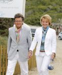 Ibiza 4 mei 2010
Sergio Herman en Ellemieke Vermolen vieren de 40e verjaardag van Sergio met vrienden op het strand bij El Chirinquito. Ex Rik Felderhof met vriend
Peter Smulders bv
