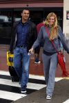 Ibiza 3 mei 2010
Estelle Gullit haalt haar man Ruud  op van het vliegveld op een regenachtig ibiza.
Peter Smulders bv