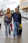 Ibiza 3 mei 2010
Estelle Gullit haalt haar man Ruud  op van het vliegveld op een regenachtig ibiza.
Peter Smulders bv