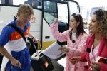 Noordwijk en Schiphol 19 mei 2010
Vertrek Nederlands elftal met vrouwen en kinderen naar Oostenrijk voor trainingskamp ivm WK voetbal. Tatum dagelet en Jennifer Hofman als brutale meiden
Peter Smulders bv