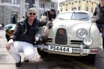 Brescia 6 mei 2010
Mille Miglia in brescia. Victor Muller en zijn zoon rijden in een oude saab
Peter Smulders bv