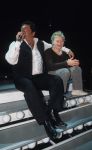 Andre Hazes
27 Oktober 1997 eerste optreden na ziekte in AHOY met zijn trouwste fan.
Foto Peter Smulders BV