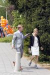 Amstelveen 6 mei 2011
Opnames tv serie over koningin Beatrix met in de hoofdrollen Willeke v Ammelrooy ( Beatrix) Bastiaan Ragas (Prins Willem Alexander) en Katja Herbers (Maxima).
Peter Smulders bv