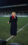 Eindhoven, 4 December 1990
Corry Konings tijdens een optreden in het PSV stadion
Foto Peter Smulders BV