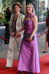 Amsterdam 27 mei 2011
Verjaardagsfeest prinses Maxima vanwege haar 40e verjaardag in het concertgebouw. 
Dominique  v d Heide ( zij heeft de intervieuws gedaan met Prinses Maxima ) met haar partner Annet de Jong
Peter Smulders bv