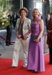 Amsterdam 27 mei 2011
Verjaardagsfeest prinses Maxima vanwege haar 40e verjaardag in het concertgebouw. 
Dominique  v d Heide ( zij heeft de intervieuws gedaan met Prinses Maxima ) met haar partner Annet de Jong
Peter Smulders bv