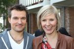 Volendam, 18 Oktober 2010
Uitreiking nieuwe Cd van de band Mon Amour
Zangeres Linda Schilder met zanger Peter de Haan
Foto Peter Smulders BV