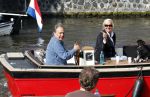 Amsterdam 7 mei 2011
Maarten Spanjer en zijn vriendin varen met hun boot door de grachten van Amsterdam.
Peter Smulders bv