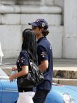 Brescia 12 mei 2011
Prins Carl Philip van Zweden met zijn vriendin Sofia Hellqvist bij mille miglia