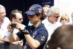 Brescia 12 mei 2011
Prins Carl Philip van Zweden met zijn vriendin Sofia Hellqvist bij mille miglia