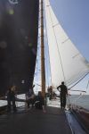 Lemmer, 4 Juli 2011
De SKS skutsjes zijn samen met de skutsjes uit de A-klasse van de IFKS ingedeeld in Klasse 1 Als fotograaf aan boord van de STRIIDBER met schipper Siebo Zijsling | uit Ijlst
Foto Peter Smulders BVâ€¨ (2-2-7)