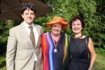 Breukelen 12 juni 2012
Haringparty op Neijenrode. Erica Terpstra met zoon en schoondochter
Peter Smulders bv