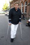 Amsterdam 28 mei 2012
Presentatie in panama. Henny Huisman met zijn gebroken voet/enkel in het gips
Peter Smulders bv