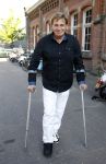 Amsterdam 28 mei 2012
Presentatie in panama. Henny Huisman met zijn gebroken voet/enkel in het gips
Peter Smulders bv
