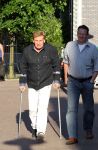 Amsterdam 28 mei 2012
Presentatie in panama. Henny Huisman met zijn gebroken voet/enkel in het gips
Peter Smulders bv