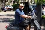Amsterdam 25 mei 2012
Jaap van Zweden op zijn vespa scooter.
Peter Smulders bv