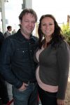 Amsterdam 4 juni 2012
Opening van de harbour club in Amsterdam. Jessica Mendels met man 
Peter Smulders bv