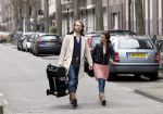 Amsterdam 4 maart 2012
Katja Romer Schuurman en Thijs Romer op straat in Amsterdam en in hun porsche 911 cabrio.
Peter Smulders bv