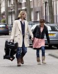 Amsterdam 4 maart 2012
Katja Romer Schuurman en Thijs Romer op straat in Amsterdam en in hun porsche 911 cabrio.
Peter Smulders bv
