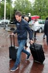 Amsterdam 4 juni 2012
Vertrek Nederlands elftal v.a. het Hilton hotel naar het EK in Oekraine en Polen.
Maarten Stekelenburg met zijn gezinnetje
Peter Smulders bv