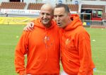 Amsterdam 1 juni 2012
Voetbaltournooi Johan Cruijff foundation in het olympisch stadion .
oa Johan Cruijff John Ewbank Thomas Acda Aron Winter Brian Roy Tonnie Bruins Slot Ronald de Boer William Spaay Najib Amhali Edwin v d Sar Raoul Heertje en Rohan Marley ( zoon Bob Marley) deden mee.
Peter Smulders bv