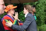 Breukelen 12 juni 2012
Haringparty op Neijenrode. Prins Pieter Christiaan met Erica Terpstra en 
Peter Smulders bv