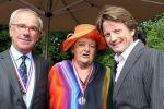 Breukelen 12 juni 2012
Haringparty op Neijenrode. Prins Pieter Christiaan met Erica Terpstra en 
Peter Smulders bv