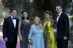 Florence 16 juni 2012
Trouwen Prinses Carolina de Borbon Parma en Albert Brenninkmeijer in de basilica di san Miniato al Monte. Het feest is s avonds in een prive huis. Prins Bernardo met zijn vrouw Eva Prinz Valdes met prinses Christina Prins Nicolas en Prinses Juliana
Peter Smulders bv