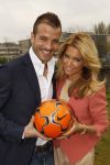 Amsterdam, 3 Mei 2012 Presentatie Nieuw Magazine RAFAEL in Cafe Vak zuid, Olympisch Stadion.
Rafel v d Vaart samen met zijn vrouw Sylvie v d Vaart
Foto Peter Smulders BV