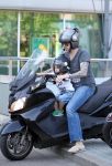 Amsterdam 25 mei 2012
Ruud de Wild met zijn zoontje Johnny samen op de motor.
Peter Smulders bv
