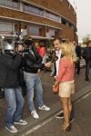 Amsterdam, 3 Mei 2012 Presentatie Nieuw Magazine RAFAEL in Cafe Vak zuid, Olympisch Stadion.
Rafel v d Vaart samen met zijn vrouw Sylvie v d Vaart
Foto Peter Smulders BV