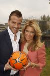 Amsterdam, 3 Mei 2012 Presentatie Nieuw Magazine RAFAEL in Cafe Vak zuid, Olympisch Stadion.
Rafel v d Vaart samen met zijn vrouw Sylvie v d Vaart
Foto Peter Smulders BV