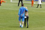 Lausanne, 17 en 18 Augustus 2012
Sylvie v d Vaart samen met de dames van het Nederlands elftal, Rafael v d Vaart en hun zoontje Damian v d Vaart
Foto Peter Smulders BV