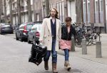 Amsterdam 4 maart 2012
Katja Romer Schuurman en Thijs Romer op straat in Amsterdam en in hun porsche 911 cabrio.
Peter Smulders bv