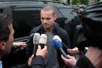 Amsterdam 4 juni 2012
Vertrek Nederlands elftal v.a. het Hilton hotel naar het EK in Oekraine en Polen.
Wesley Sneijder
Peter Smulders bv
