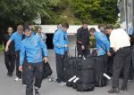 Lausanne, 17 en 18 Augustus 2012
Yolanthe Sneijder-Cabau samen met de dames van het Nederlands elftal, Wesley Sneijder en Jessey Sneijder
Foto Peter Smulders BV