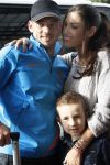 Lausanne, 17 en 18 Augustus 2012
Yolanthe Sneijder-Cabau samen met de dames van het Nederlands elftal, Wesley Sneijder en Jessey Sneijder
Foto Peter Smulders BV