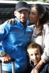 Lausanne, 17 en 18 Augustus 2012
Yolanthe Sneijder-Cabau samen met de dames van het Nederlands elftal, Wesley Sneijder en Jessey Sneijder
Foto Peter Smulders BV