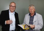 Amsterdam, 14 Juni 2012
Uitreiking eerste exemplaar Tour Express met hoofdredacteur Louis Bovee
Wim Schaap met Henk Evenblij
Foto Peter Smulders BV